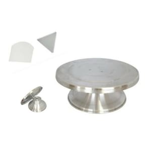 Bailarina 40cm P Confeitar Giratória + Espatula Serrilhada + 4 Funções