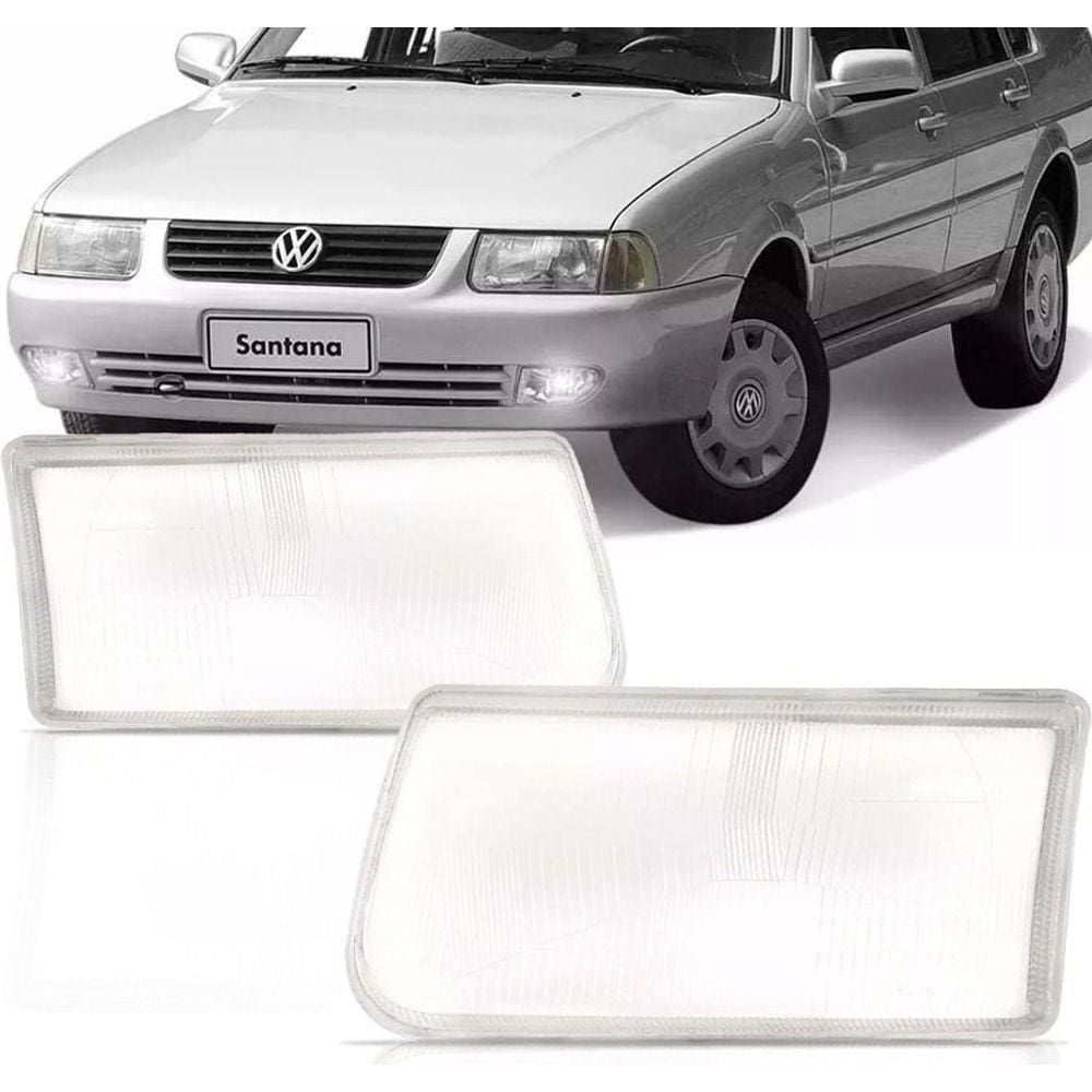 Lente Vidro Farol Vw Santana Quantum 98 99 00 01 02 03 04 05
