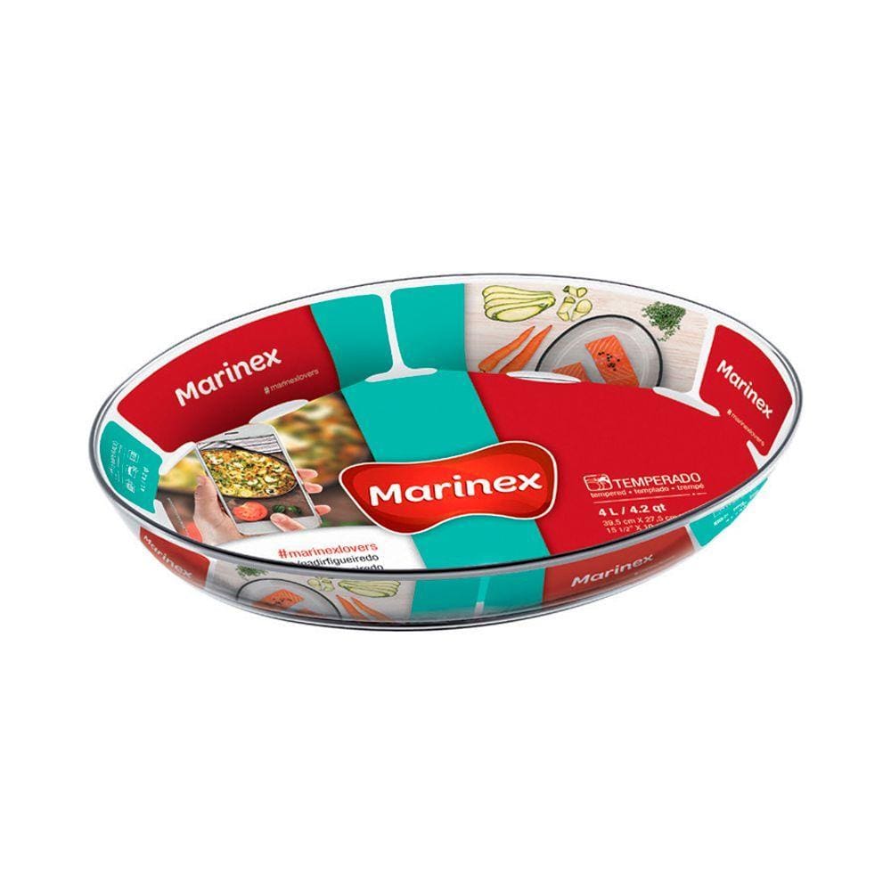Assadeira Oval Grande - 4 Litros
