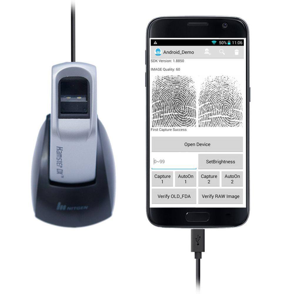 Leitor biométrico Fingkey Hamster DX - NITGEN