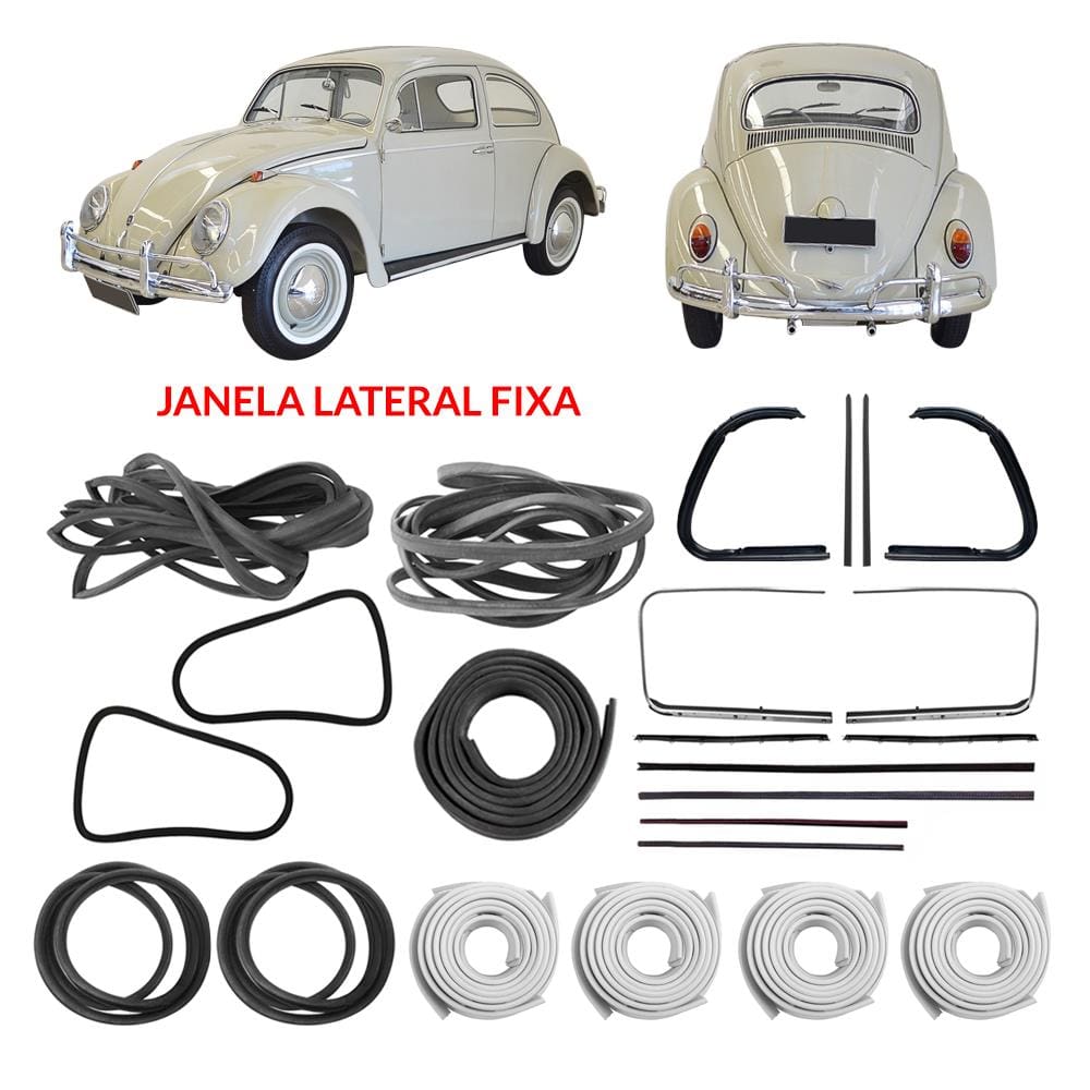 Kit Restauração Porta Capô Mala Parabrisa Fusca 1967 A 1970