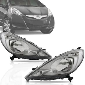 Par Farol Dianteiro New Fit 2013 2014 13 14 Mascara Cinza