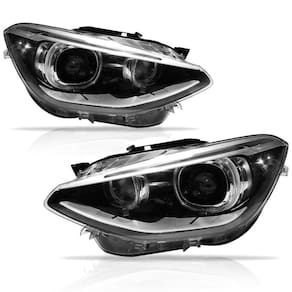 Par Farol C/ Projetor Bmw Serie 1 2013 2014 2015 Entrada Angel Eyes