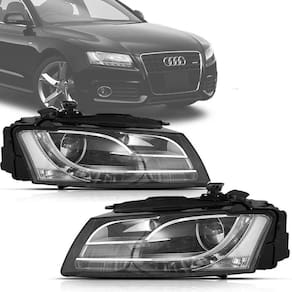 Par Farol Dir A5 09 10 11 Eletrico C/ Led Entrada P/ Xenon