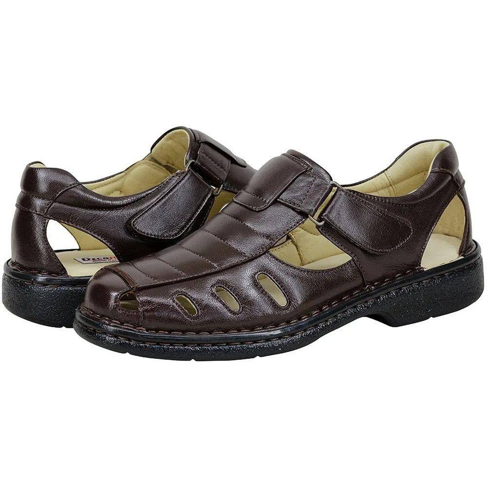 Sandália Decoflex Masculina Conforto San Diego Couro 182