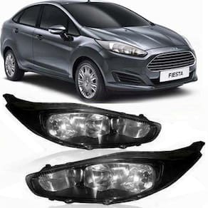 Par Farol Mascara Negra New Fiesta 13 14 15