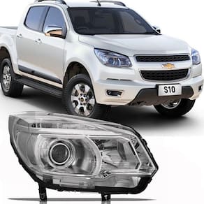 Farol Dianteiro C Projetor S10 12 13 2014 2015 - Tyc