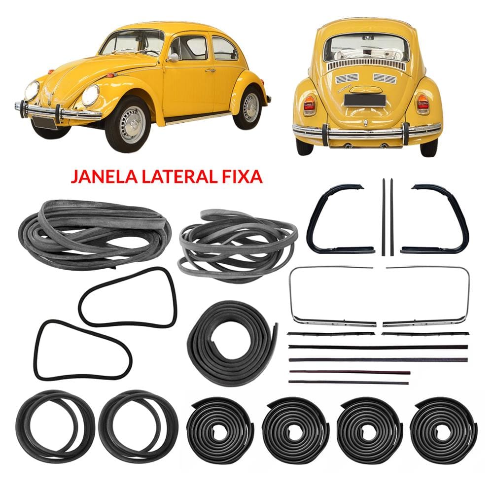 Kit Restauração Porta Capô Mala Parabrisa Fusca 1978 A 1996