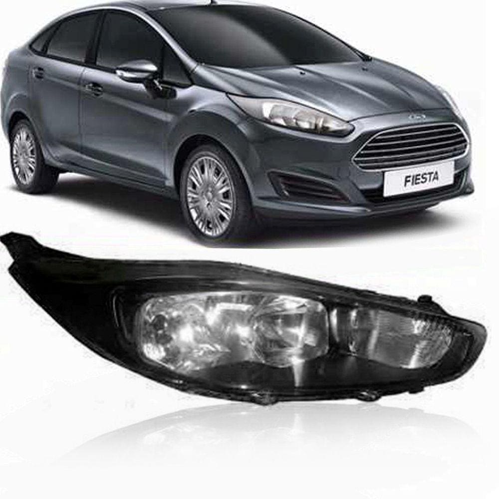 Farol Mascara Negra New Fiesta 13 14 15 2013 2014 2015
