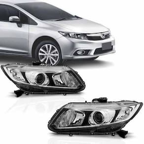 Farol Elétrico Honda Civic 2013 2014 2015 2016 Com Motor