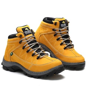 Coturno Adventure Masculino Couro Confortável Trilha Macio