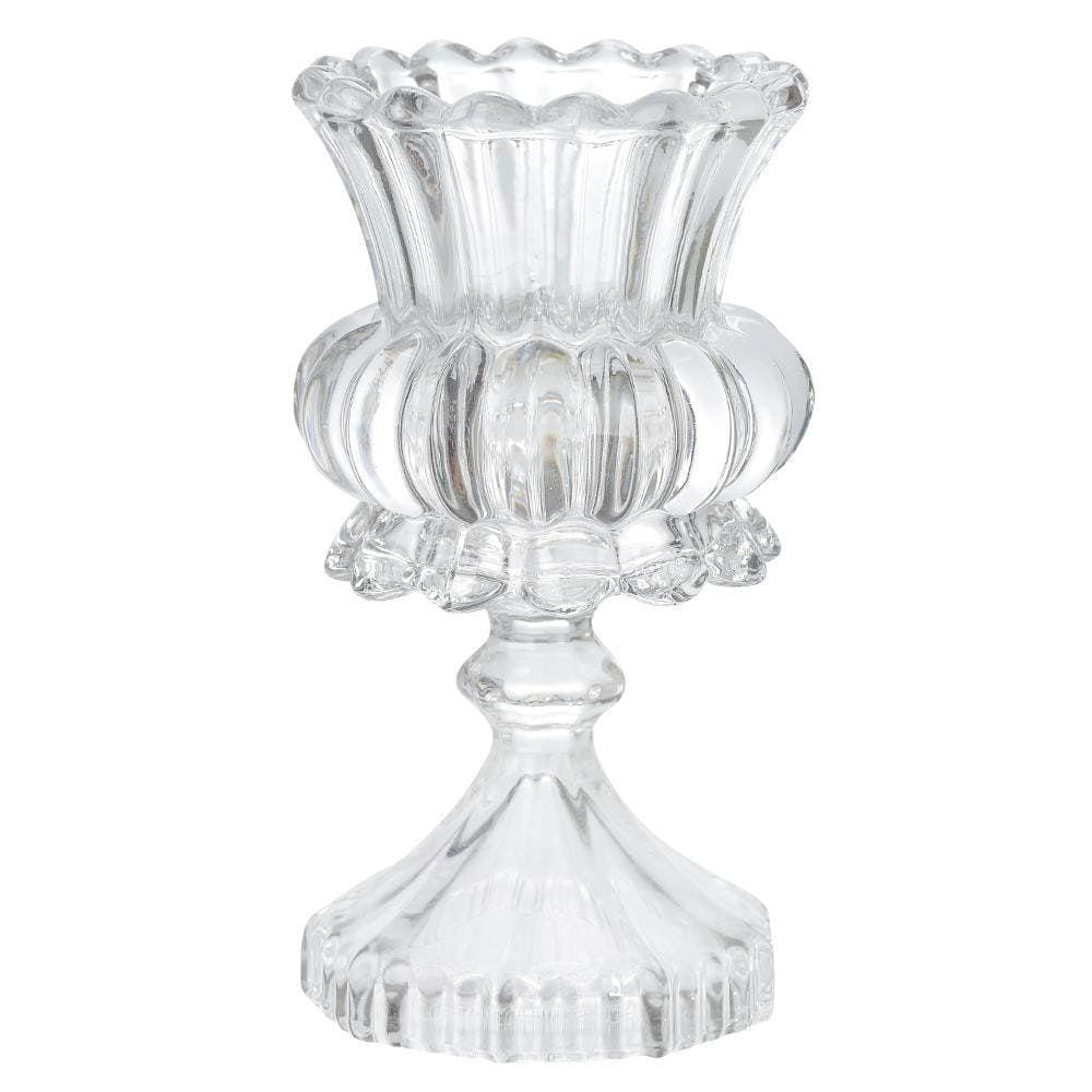 Vaso Decor Vidro Transparente 15X7,5Cm