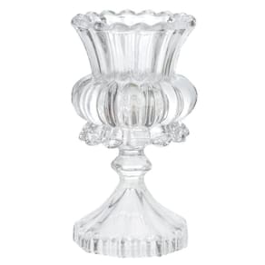 Vaso Decor Vidro Transparente 15X7,5Cm