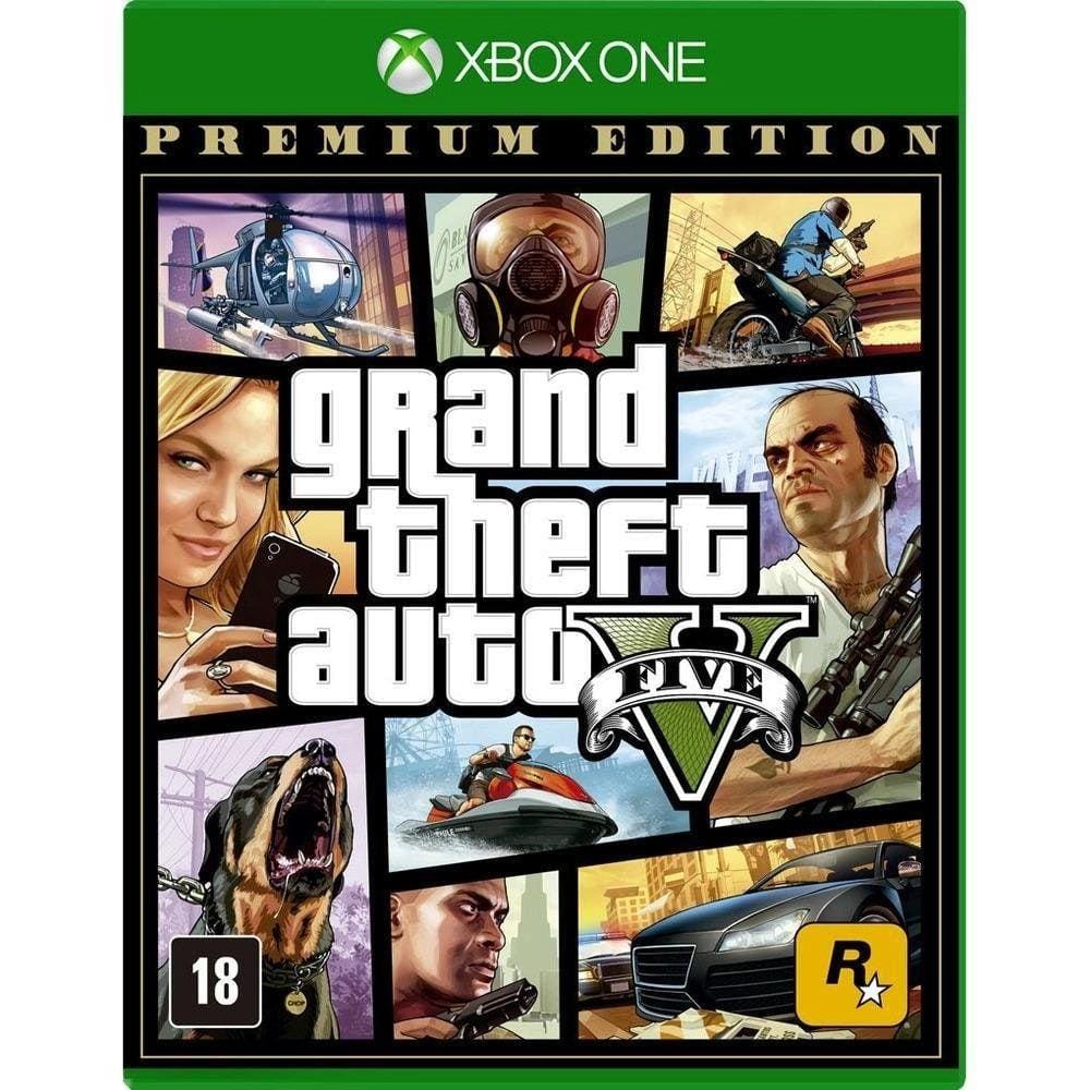 Jogo GTA V Premium Edition - Ps4 Mídia Física 