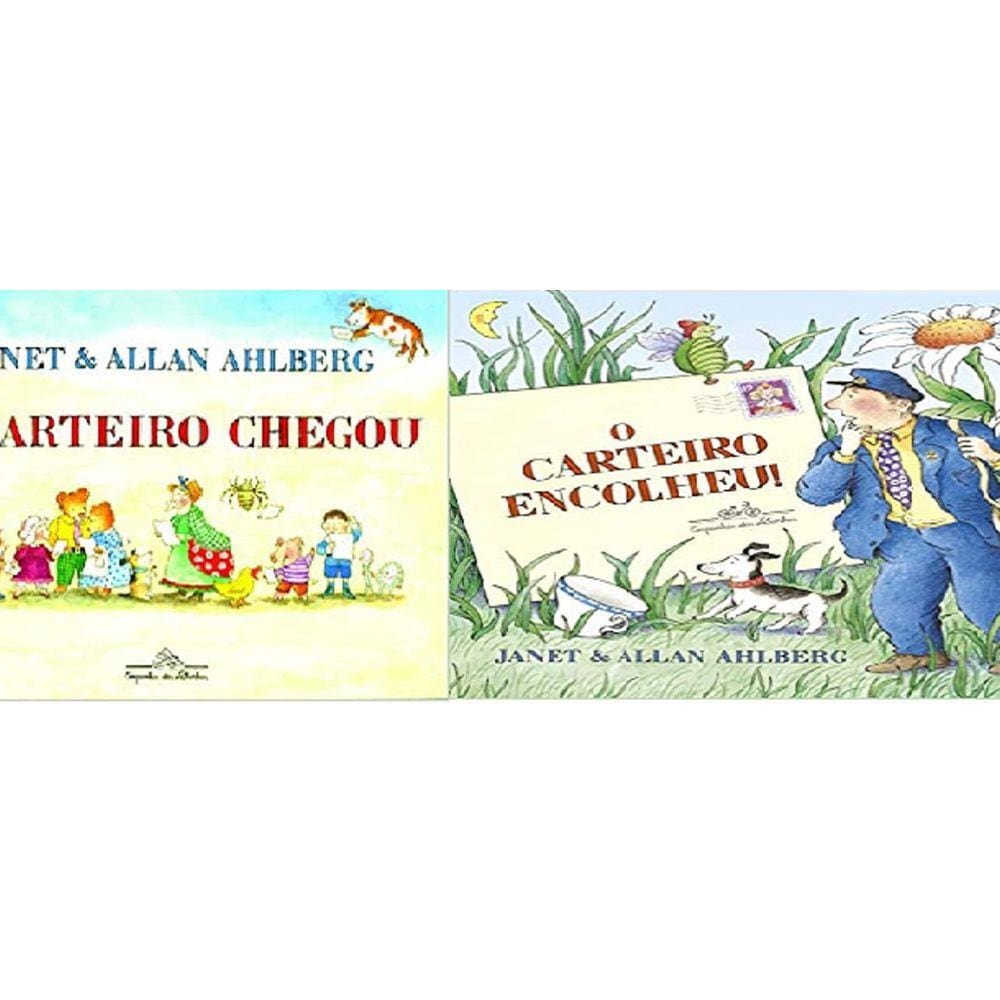 Kit 2 Livros O Carteiro Chegou + O Carteiro Encolheu
