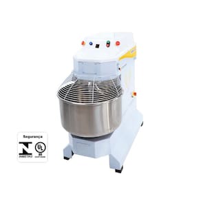 Amassadeira Espiral 25 Kg 2 vel. Trifásica NR12 VAES25NR Met. Venâncio