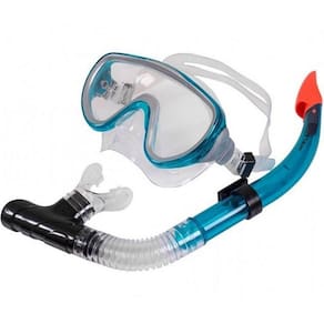 Kit De Mergulho Adulto Snorkel E Mascara Poker