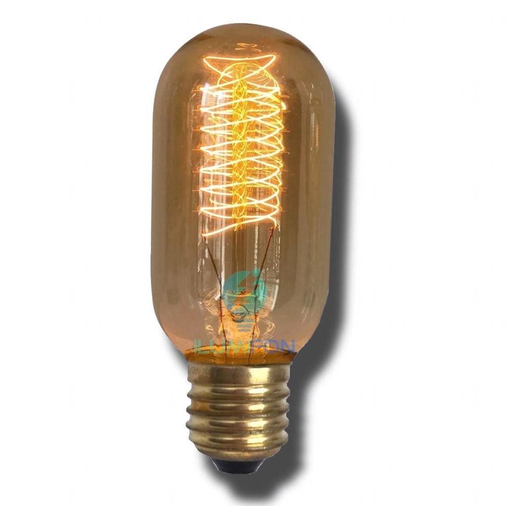 Lampada Retro Vintage T45 40w Filamento De Carbono