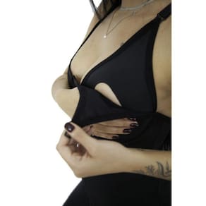Body Modelador Amamentação Com 2 Barbatanas Pós Parto (M20)