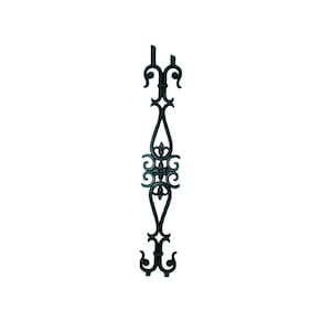 Grade de Ferro Fundido Flor de Liz 1 Grau Varanda 84x14cm