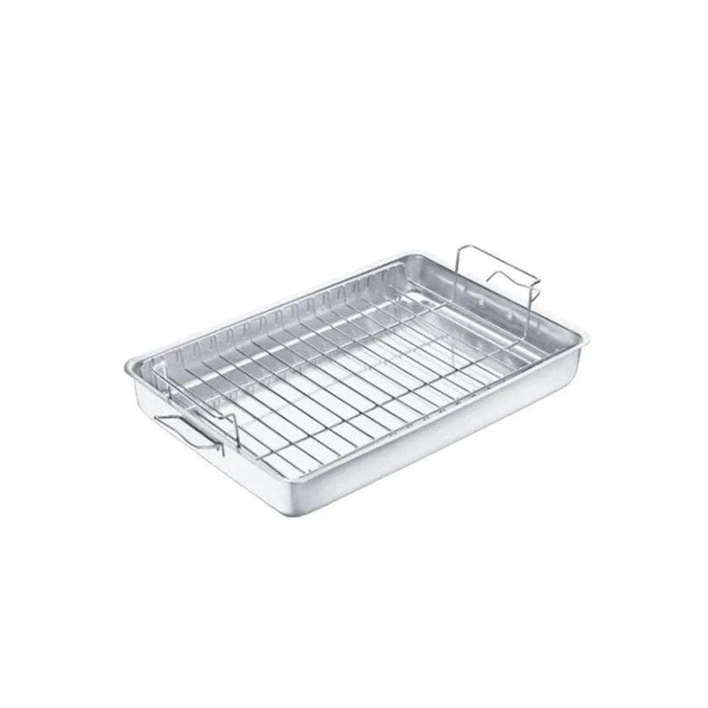 Tabuleiro com Grelha Continental 44x30x6,6cm