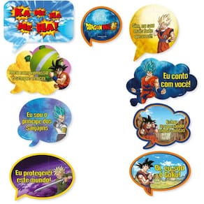 Kit Placas Dragon Ball