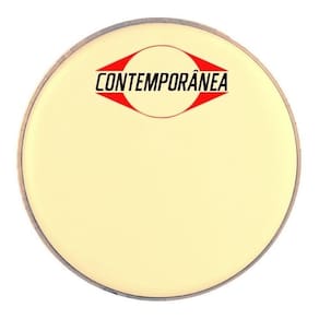 Pele Couro Animal Cabra 18 Pol. Contemporânea Surdo Bumbo