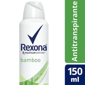 Desodorante Antitranspirante Rexona Feminino Aerosol Bamboo & Aloe Vera 150ml