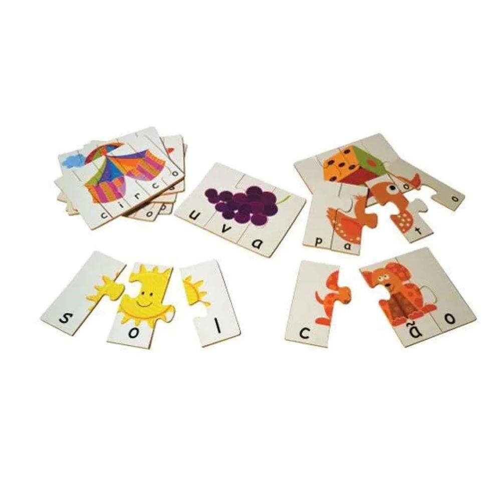 Brinquedos Educativos - Jogo Soletrando 48 Peças