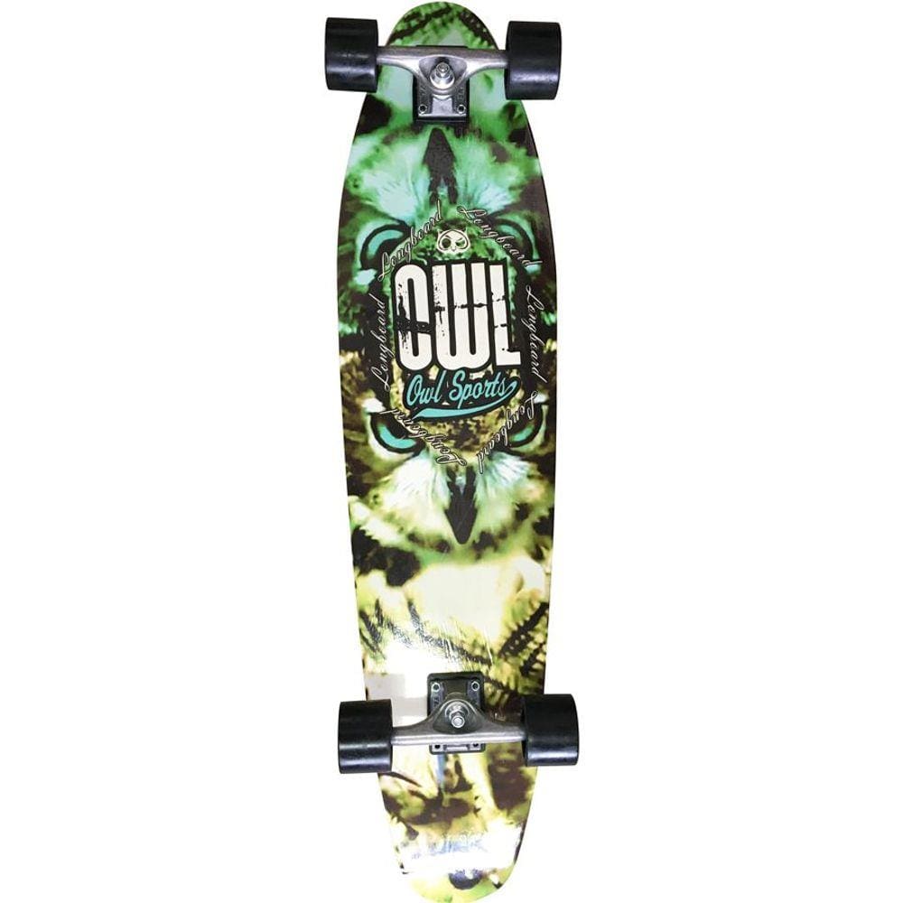 Skate Longboard Completo Owl Sports Two-Face Prancha 40" X 10"