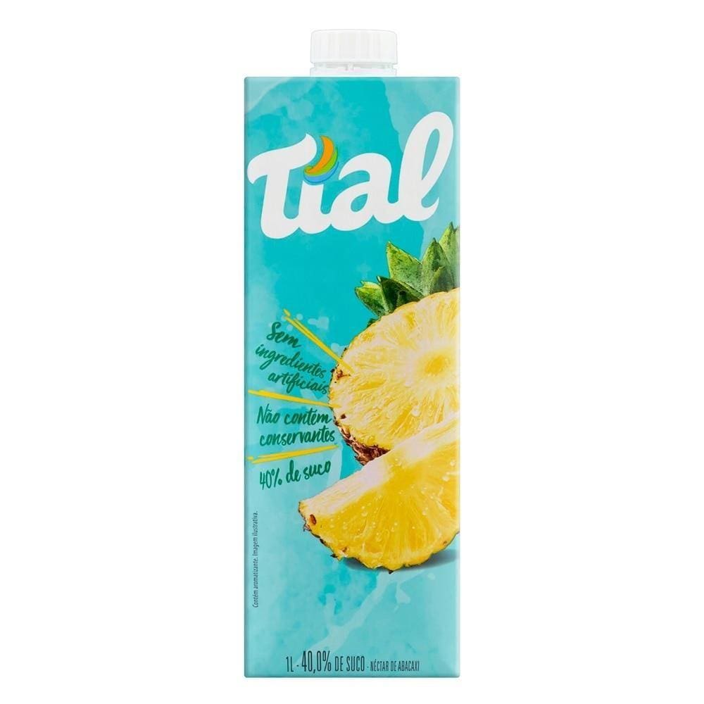 Suco Nectar Tial Abacaxi 1L Embalagem com 12 Unidades