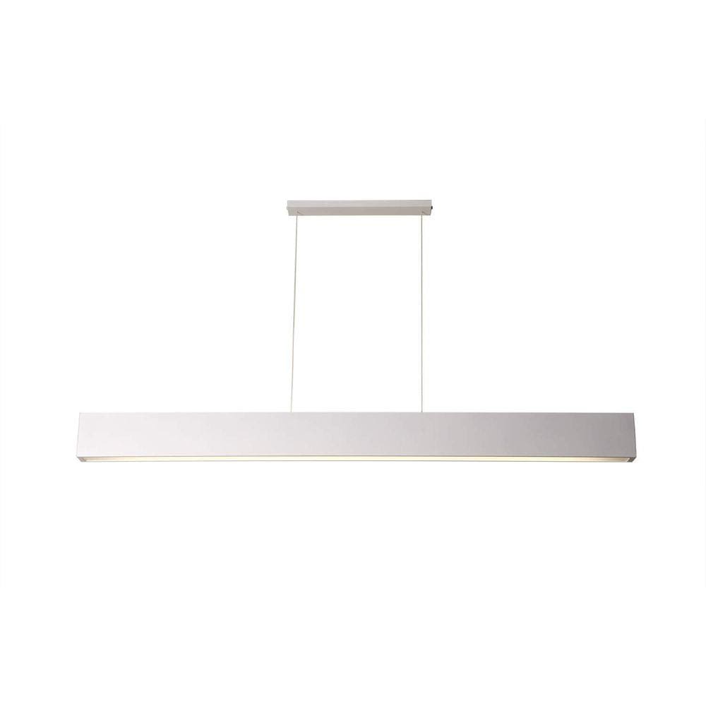 Pendente Retangular 125cmx5cmx10cm Arky Bella Italia Branco