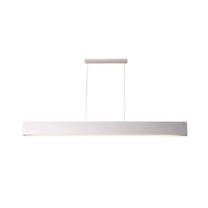 Pendente Retangular 125cmx5cmx10cm Arky Bella Italia Branco