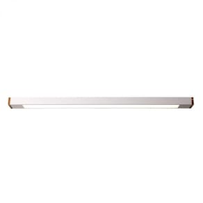 Plafon Retangular 65cmx5cmx10cm Arky Wood Bella Italia Branco