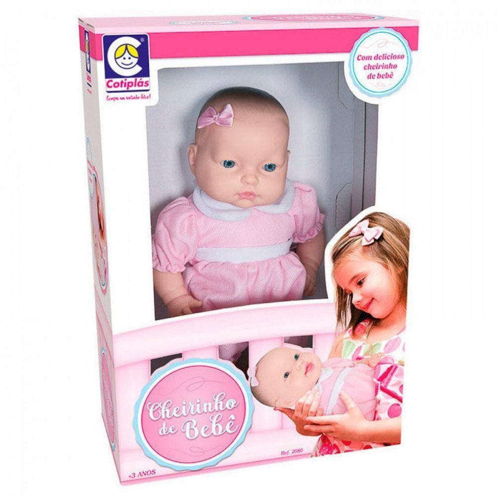 Boneca Cheirinho De Bebê - Cotiplás 2080