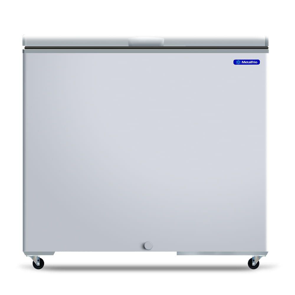 Freezer Horizontal Dupla Ação Porta Cega 293 Litros Metalfrio DA302 Branco 220V