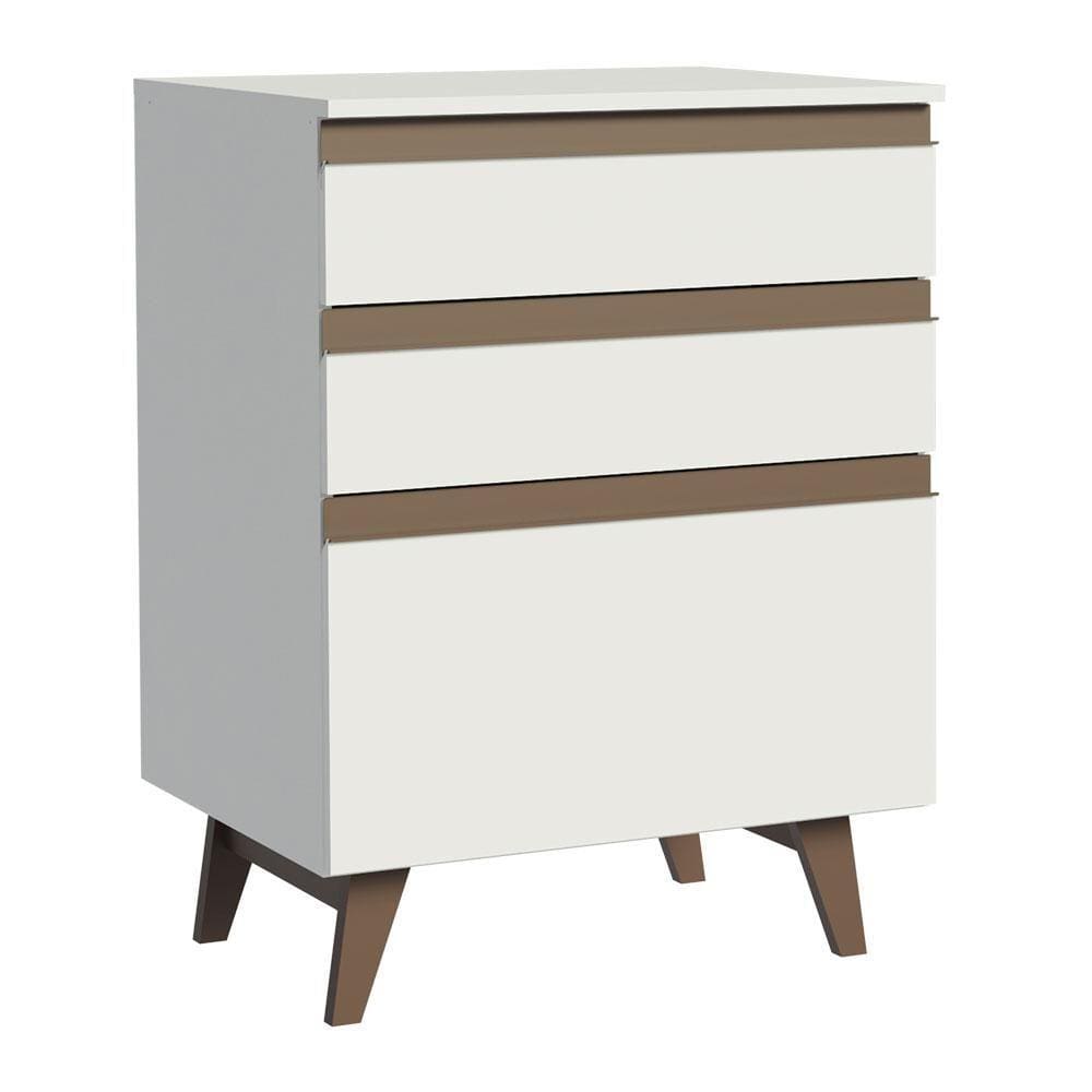Balcão Madesa Reims 60 cm 3 Gavetas