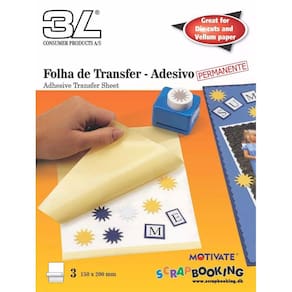 Folha de Transfer Adesivo - Caixa com 100 Unidades