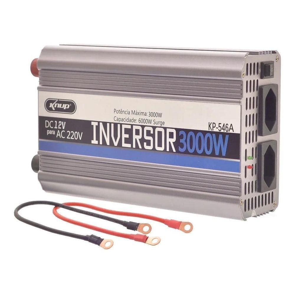 Inversor Tensao Automotivo Veicular 3000W 12V 220V Conversor