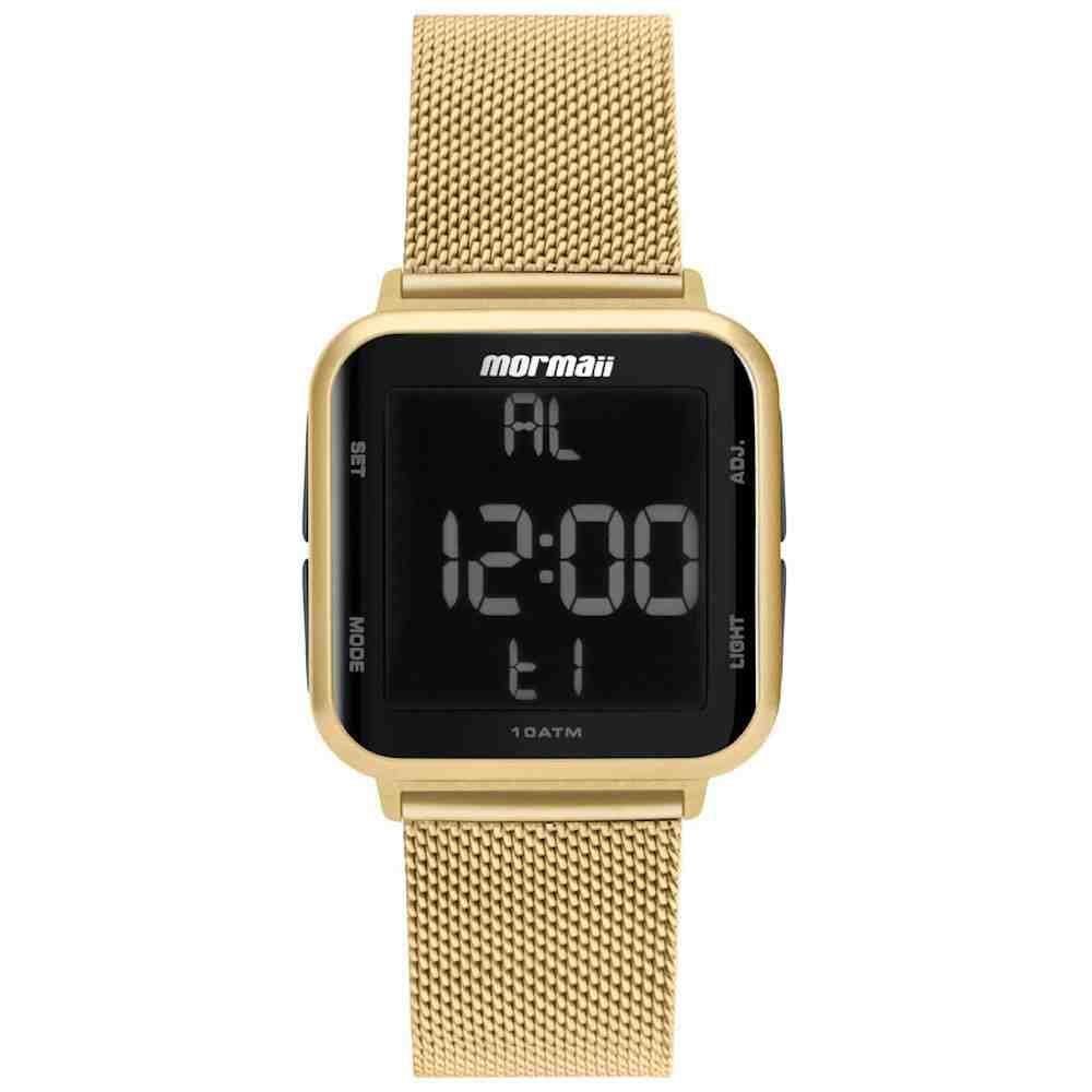 Relógio Unissex Mormaii MO6600AH/8D Digital Dourado