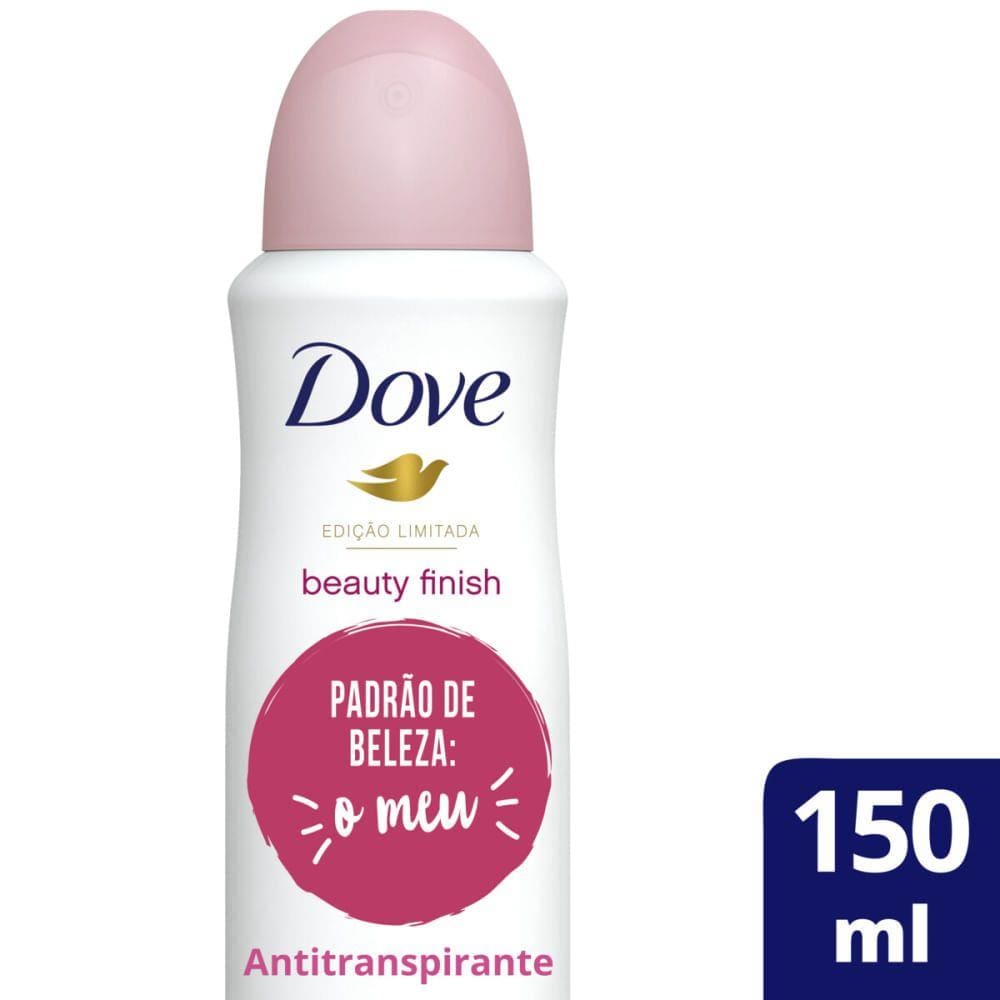 Desodorante Antitranspirante Aerosol Dove Beauty Finish - Edição Limitada 150ml