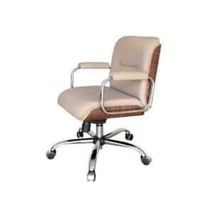Cadeira Eames Diretor Linha Capa Em Madeira Marrom