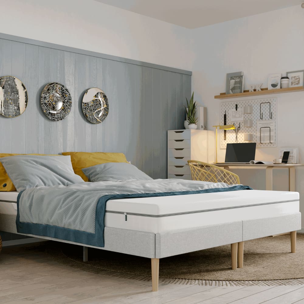 Colchão Emma Duo - Espuma dupla face (macio vs. firme) - Casal (138x188cm)