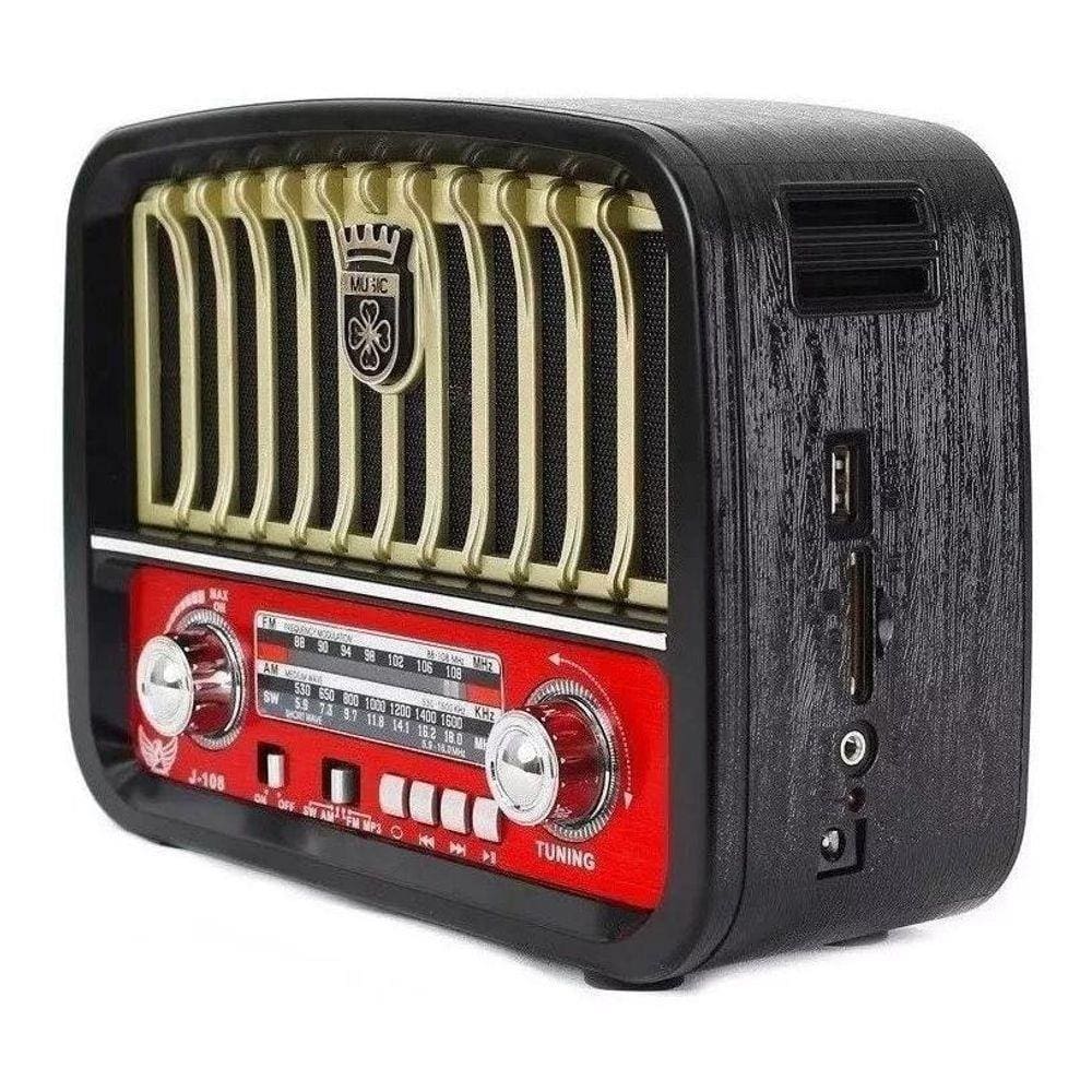 Radio Vintage Modelo Retro Altomex Fm/Am/Pen Drive/Usb Top