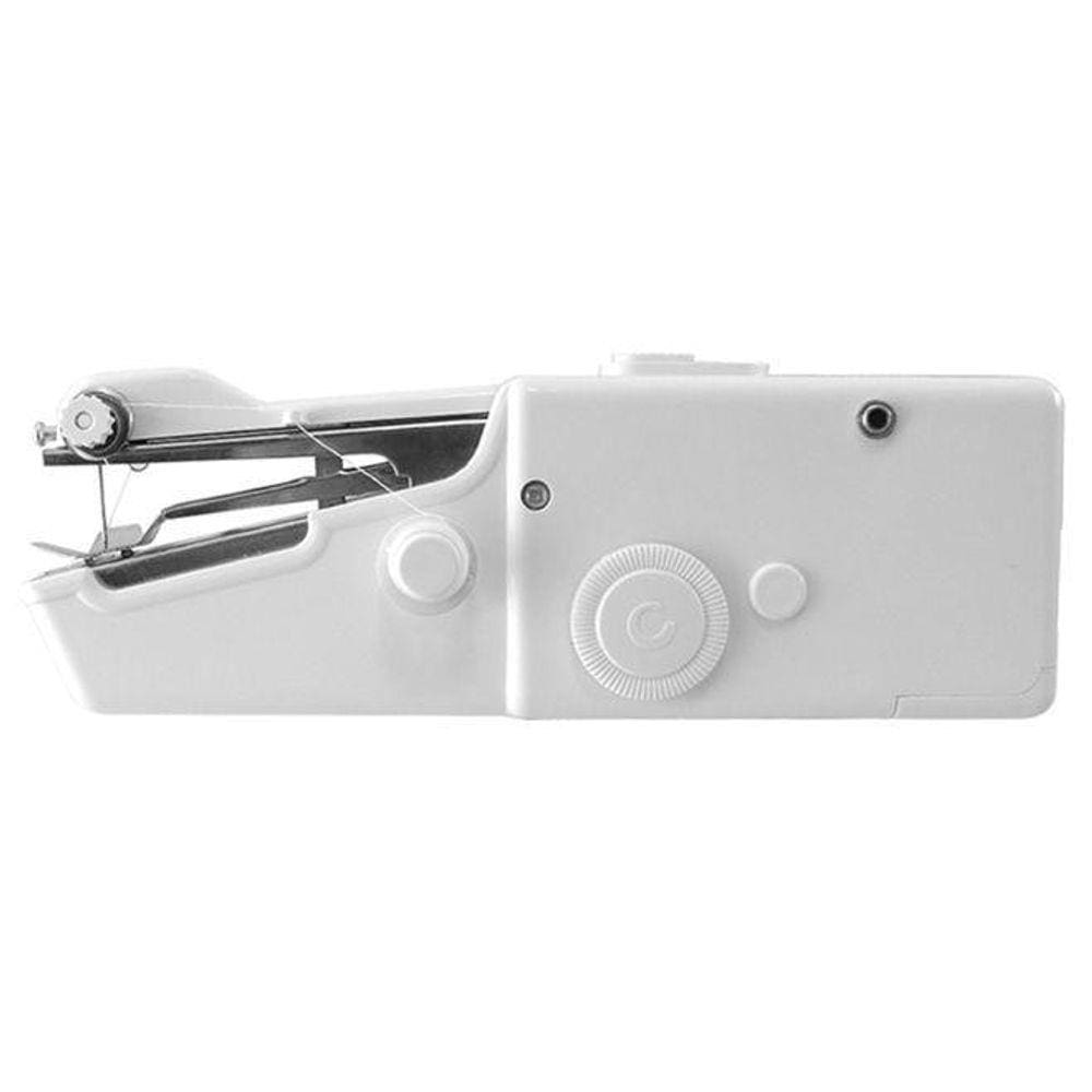 Maquina De Costura Portatil Manual A Pilha Jeans E Seda
