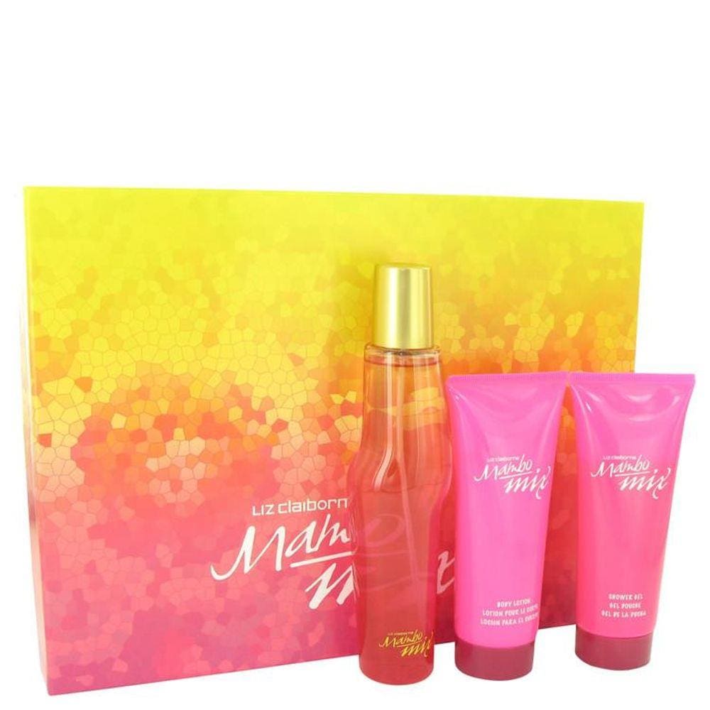CX.PRES. ML Eau De Parfum ML Loção Corporal + 100 ML Gel de Banho Feminino Mambo Mix Liz Claiborne