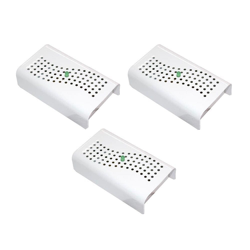 Anti Mofo Eletrônico R14 220V  Kit 3 unid. Branco Anti-Ácaro e Fungos Desumidificador Capte