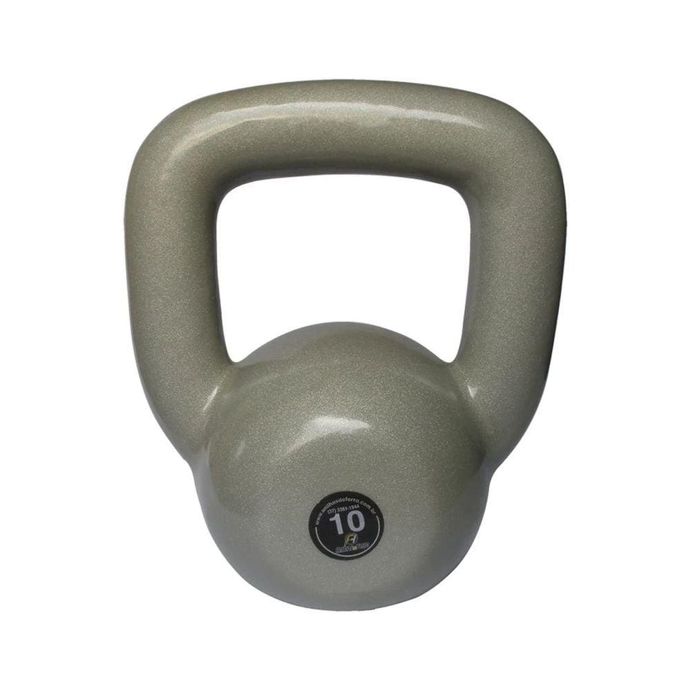 Kettlebell Emborrachado Treinamento Funcional Fitness 10,0kg