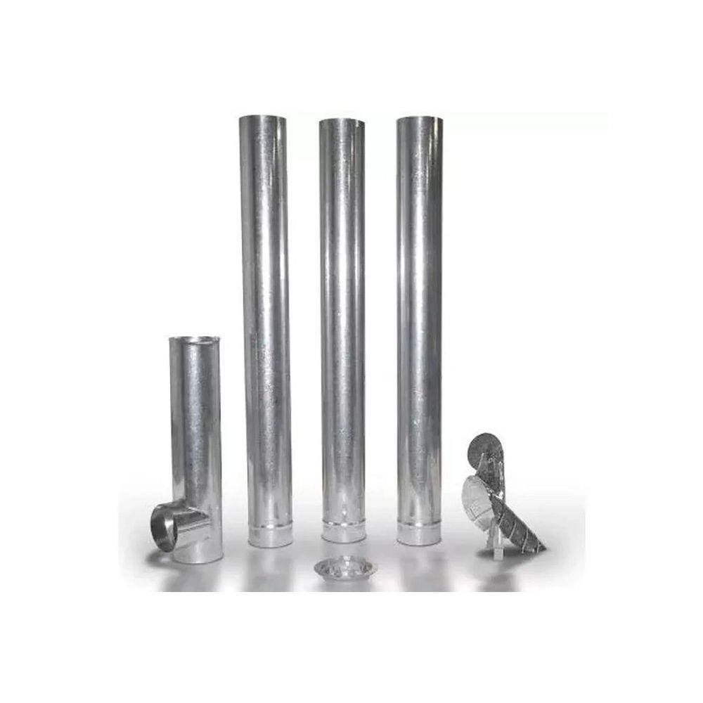 Kit Chaminé para  Fogão a Lenha com 6 Peças