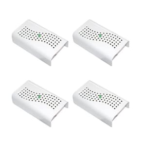 Anti Mofo Eletrônico R14 110V kit 4 unid. Branco Repel Mofo Anti-Ácaro e Fungos Desumidificador Capte